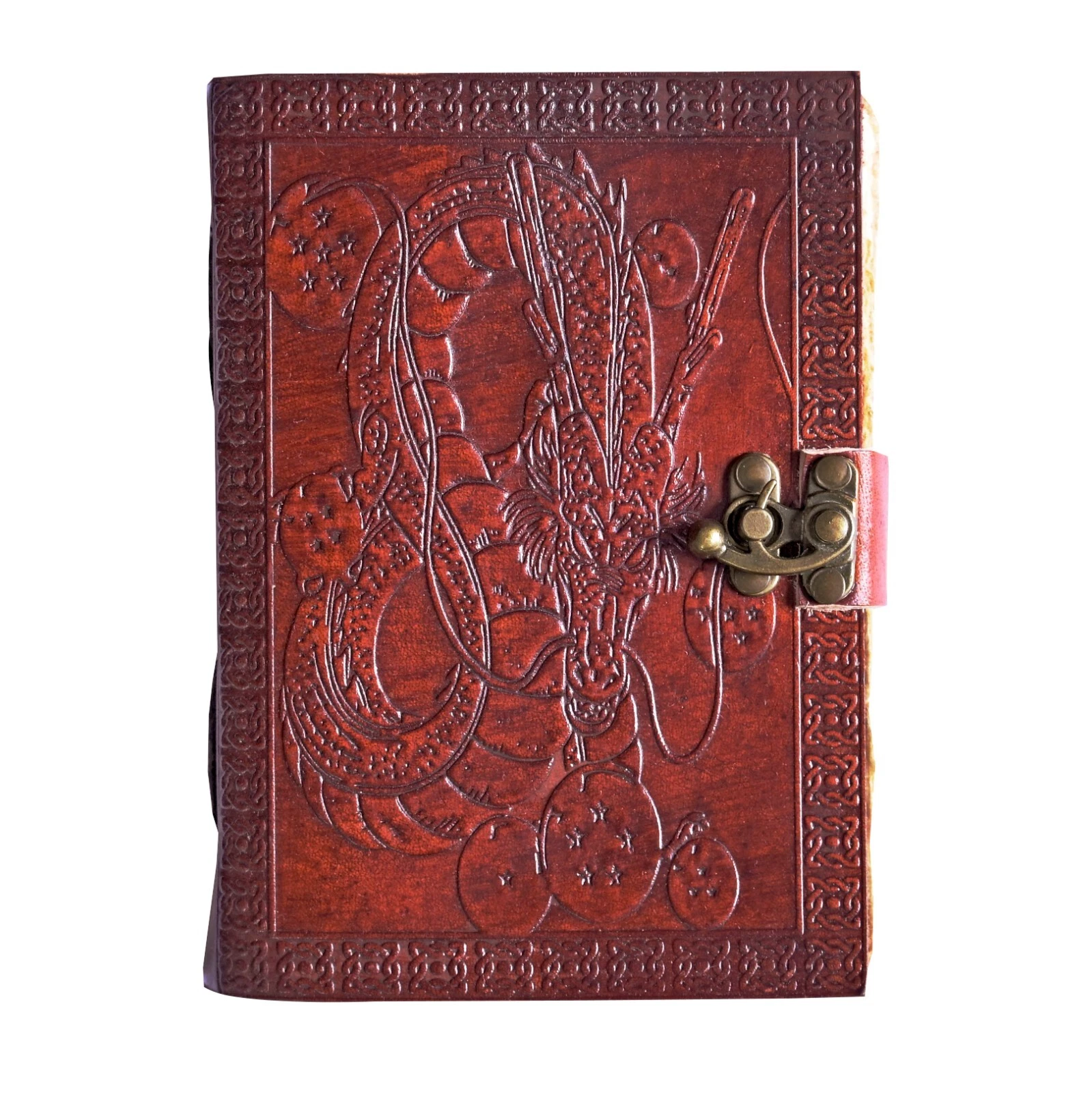 Dragon Ball Z Shenron Leather Blank Spell Book of Shadows grimoire Journal Anime